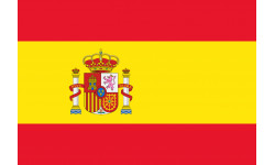 drapeau Spain - 5x3,3cm - Sticker/autocollant