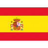 drapeauEspagne - 10x6,8cm - Sticker/autocollant