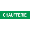 CHAUFFERIE VERT - 15x3.5cm - Sticker/autocollant