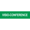 VISIO-CONFERENCE - 29x7cm - Sticker/autocollant