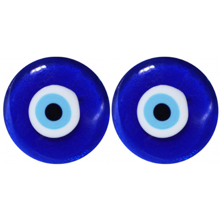 Oeil bleu Nazar boncuk - 2 stickers de 5cm - Sticker/autocollant