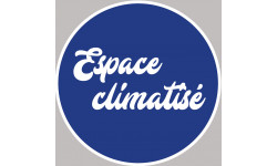 Espace climatisé rond - 5cm - Sticker/autocollant