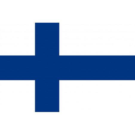 Drapeau Finlande - 19.5x13cm - Sticker/autocollant