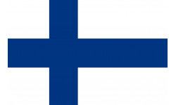 Drapeau Finlande - 15x10cm - Sticker/autocollant