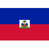 Drapeau Haïti - 5x3.3cm - Sticker/autocollant