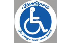 handisport fauteuil roulant - 5cm - Sticker/autocollant