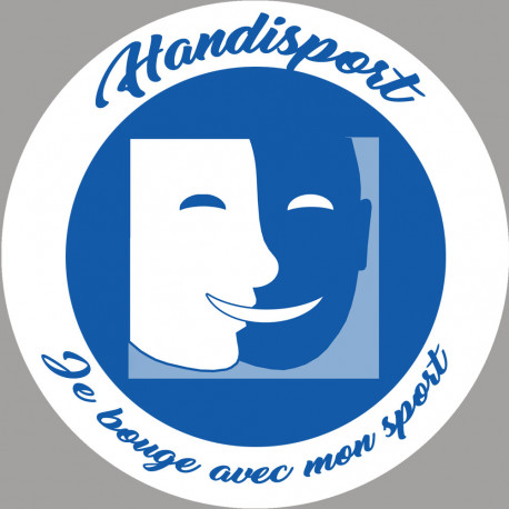 handisport muet - 5cm - Sticker/autocollant