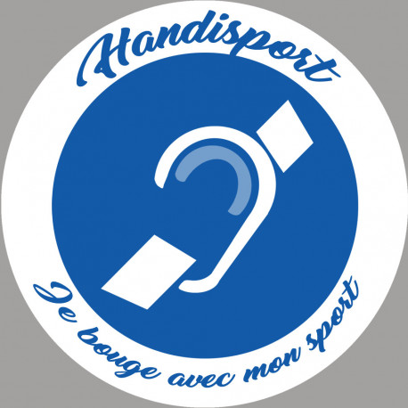 handisport surdité - 5cm - Sticker/autocollant