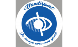 handisport malvoyant - 5cm - Sticker/autocollant