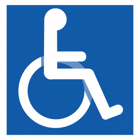 accessibilité handicap moteur - 10cm - Sticker/autocollant