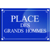 Place des grands hommes - 20x13,2cm - Sticker/autocollant