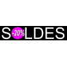 solde design 20% - 26x6cm - Sticker/autocollant