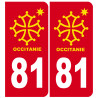 immatriculation 81 occitanie - Sticker/autocollant