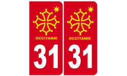 immatriculation 82 Occitanie - Sticker/autocollant