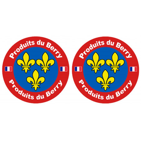 Produits du Berry - 2fois 10cm - Sticker/autocollant