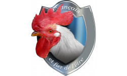  Coq français - 5x4cm - Sticker/autocollant