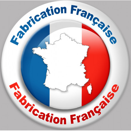 Fabrication Française - 20x20cm - Sticker/autocollant