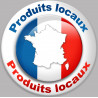 Produits locaux - 15x15cm - Sticker/autocollant