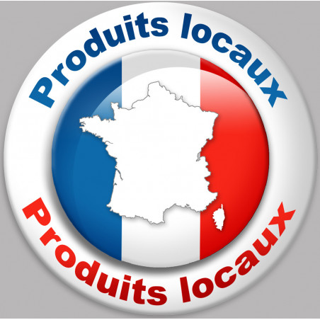 Produits locaux - 10x10cm - Sticker/autocollant