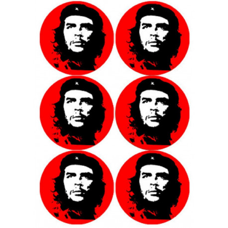 Ernesto "Che" Guevara (6 fois 9cm) - Sticker/autocollant