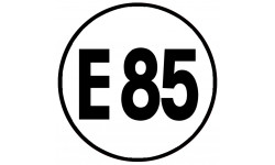 E85 - 15x15cm - Sticker/autocollant