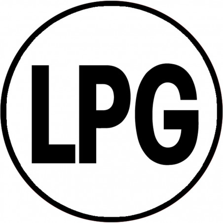 LPG - 10x10cm - Sticker/autocollant