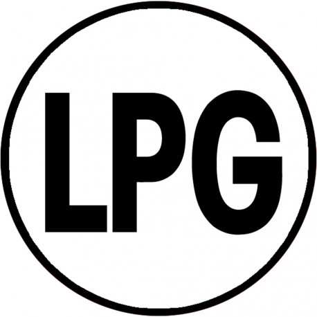 LPG - 15x15cm - Sticker/autocollant