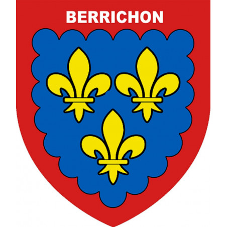 Blason Berrichon - 10x8.5cm - Sticker/autocollant