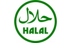 produit Halal - 5x5cm - Sticker/autocollant