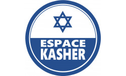 Kasher Espace - 15x15cm - Sticker/autocollant