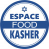 Kasher food - 5x5cm - Sticker/autocollant