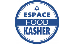 Kasher food - 20x20cm - Sticker/autocollant