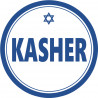 Kasher - 5x5cm - Sticker/autocollant