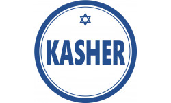 Kasher - 10x10cm - Sticker/autocollant