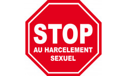 harcèlement sexuel STOP - 5x5cm - Sticker/autocollant