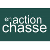 en action de chasse vert - 15x10cm - Sticker/autocollant