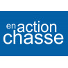 en action de chasse - 10x6.5cm - Sticker/autocollant