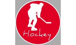 joueur de hockey - 20cm - Sticker/autocollant