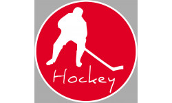 hockey joueur - 5cm - Sticker/autocollant