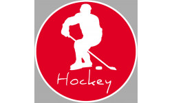 hockey - 15cm - Sticker/autocollant