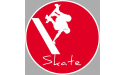 skatepark - 10cm - Sticker/autocollant