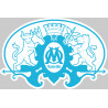 Blason Marseille - 29x19,2cm - Sticker/autocollant