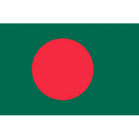 Drapeau Bangladesh (19.5x13 cm) - Sticker/autocollant