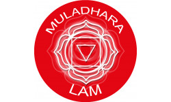 chakra LAM MULADHARA - 5cm - Sticker/autocollant