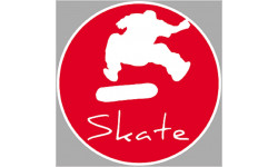 skate acrobatique - 10cm - Sticker/autocollant