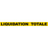 LIQUIDATION  TOTALE (60x5cm) - Sticker/autocollant