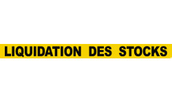 LIQUIDATION DES STOCKS (60x5cm) - Sticker/autocollant