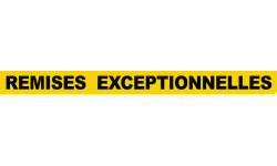 REMISES EXCEPTIONNELLES (120x10cm) - Sticker/autocollant