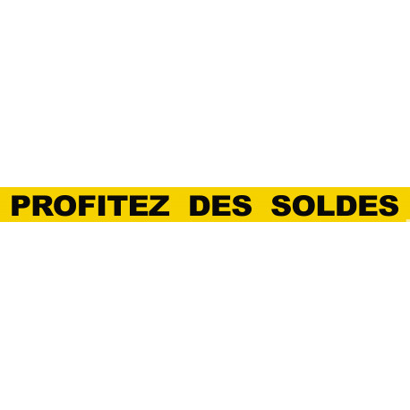 PROFITEZ DES SOLDES (60x5cm) - Sticker/autocollant