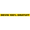 DEVIS 100% GRATUIT (120x10cm) - Sticker/autocollant